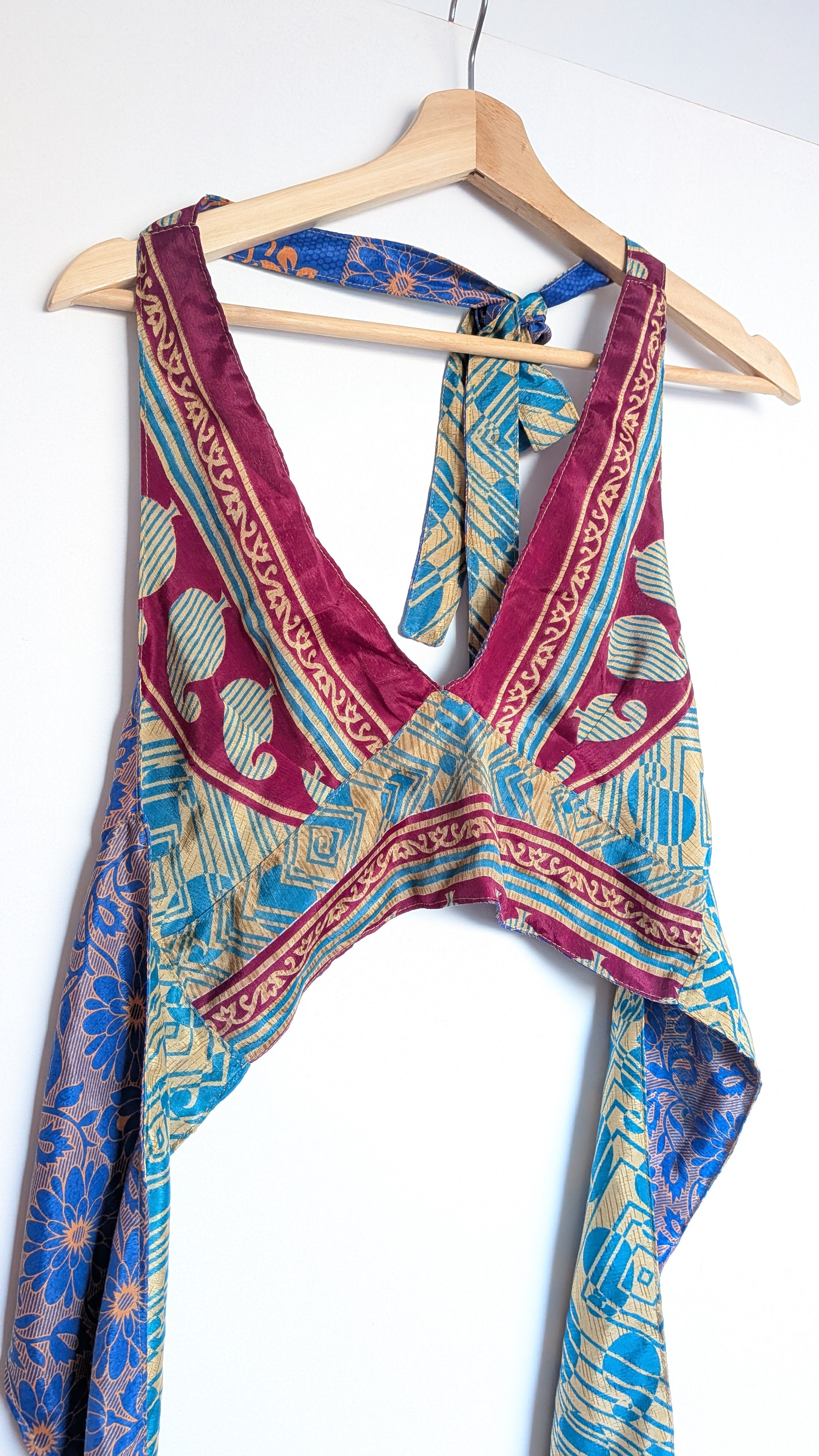 Sari haltertop two sides