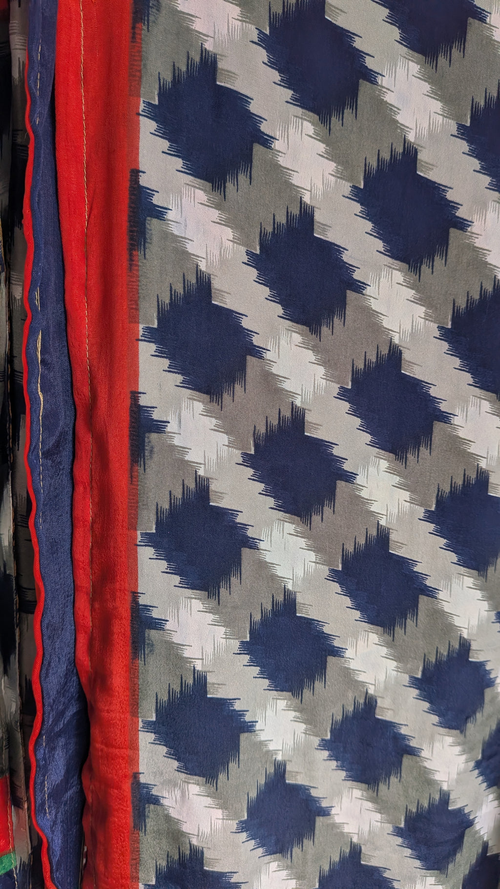 Long reversible skirt