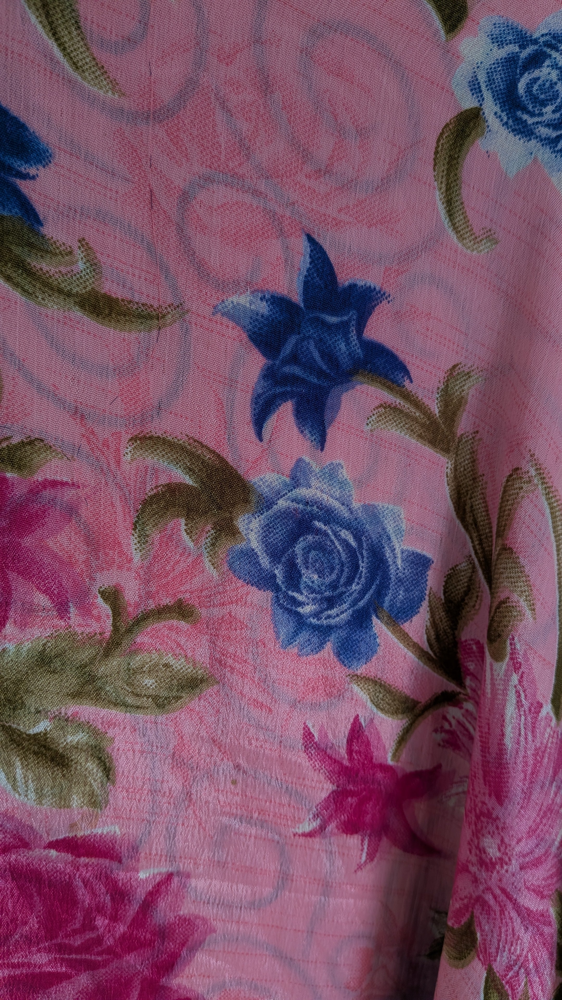 Long reversible skirt