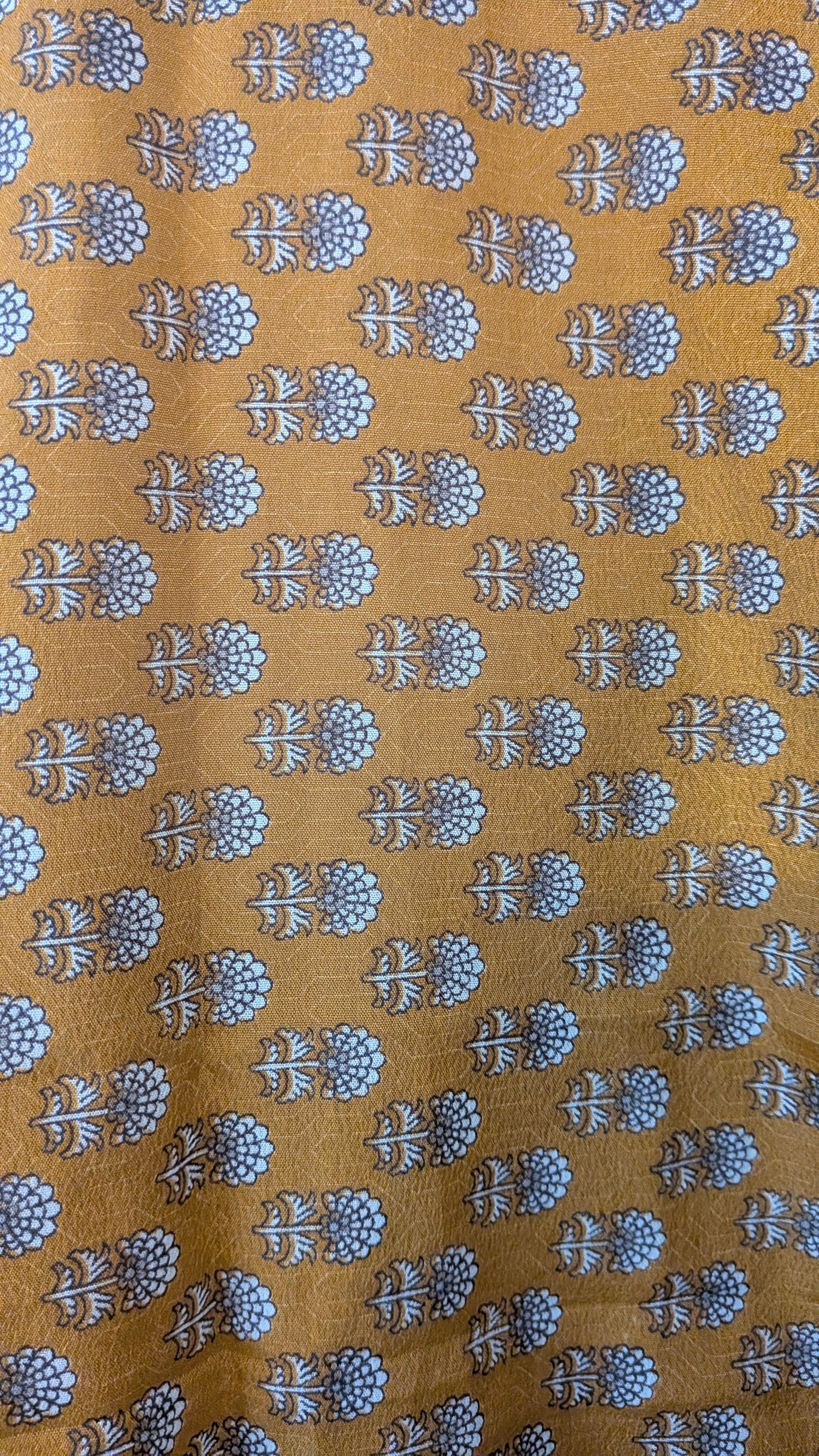 Wrap blouse with bishop sleeves