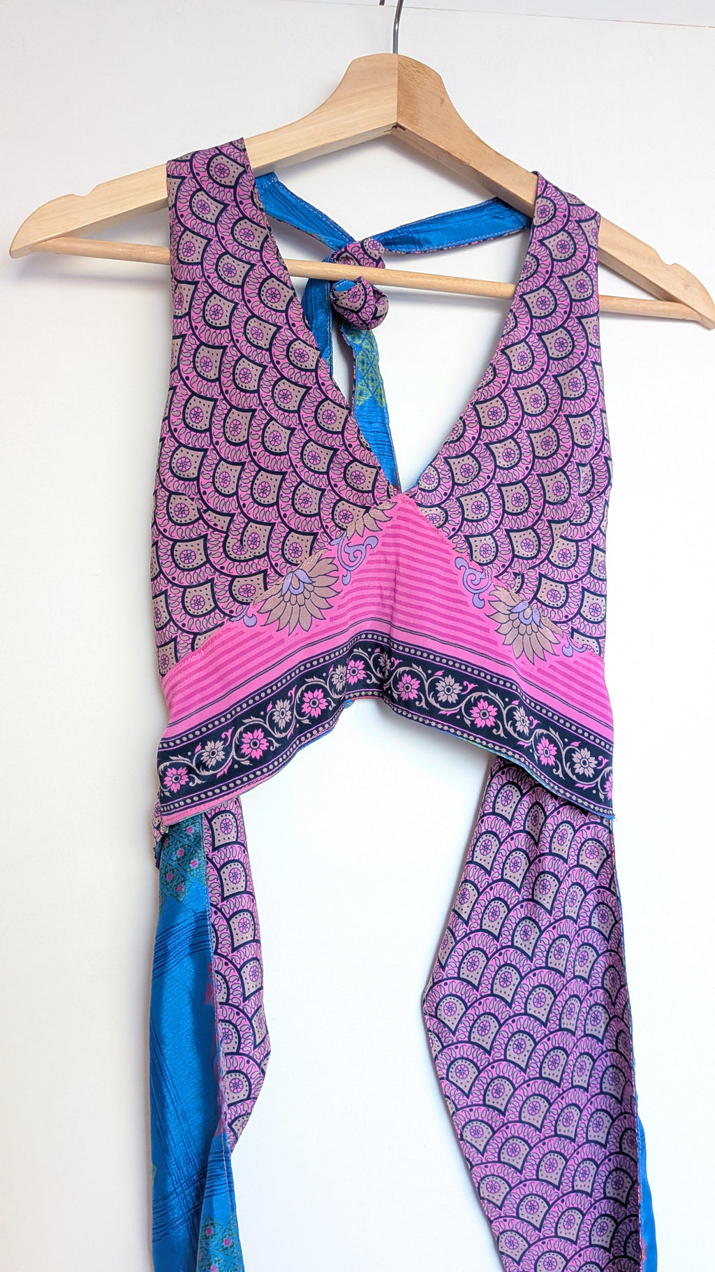 Reversible halter top