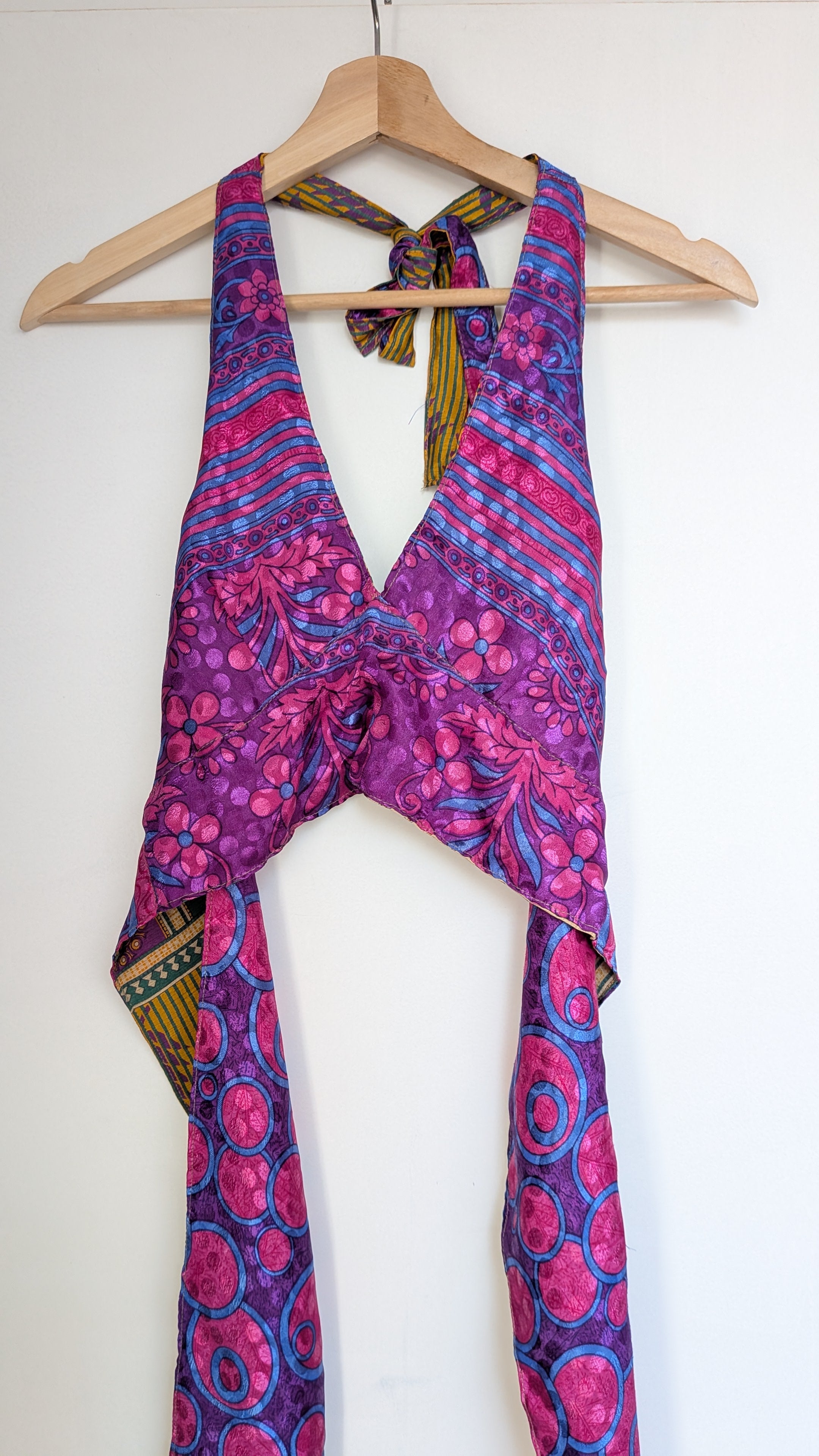 Reversible halter top