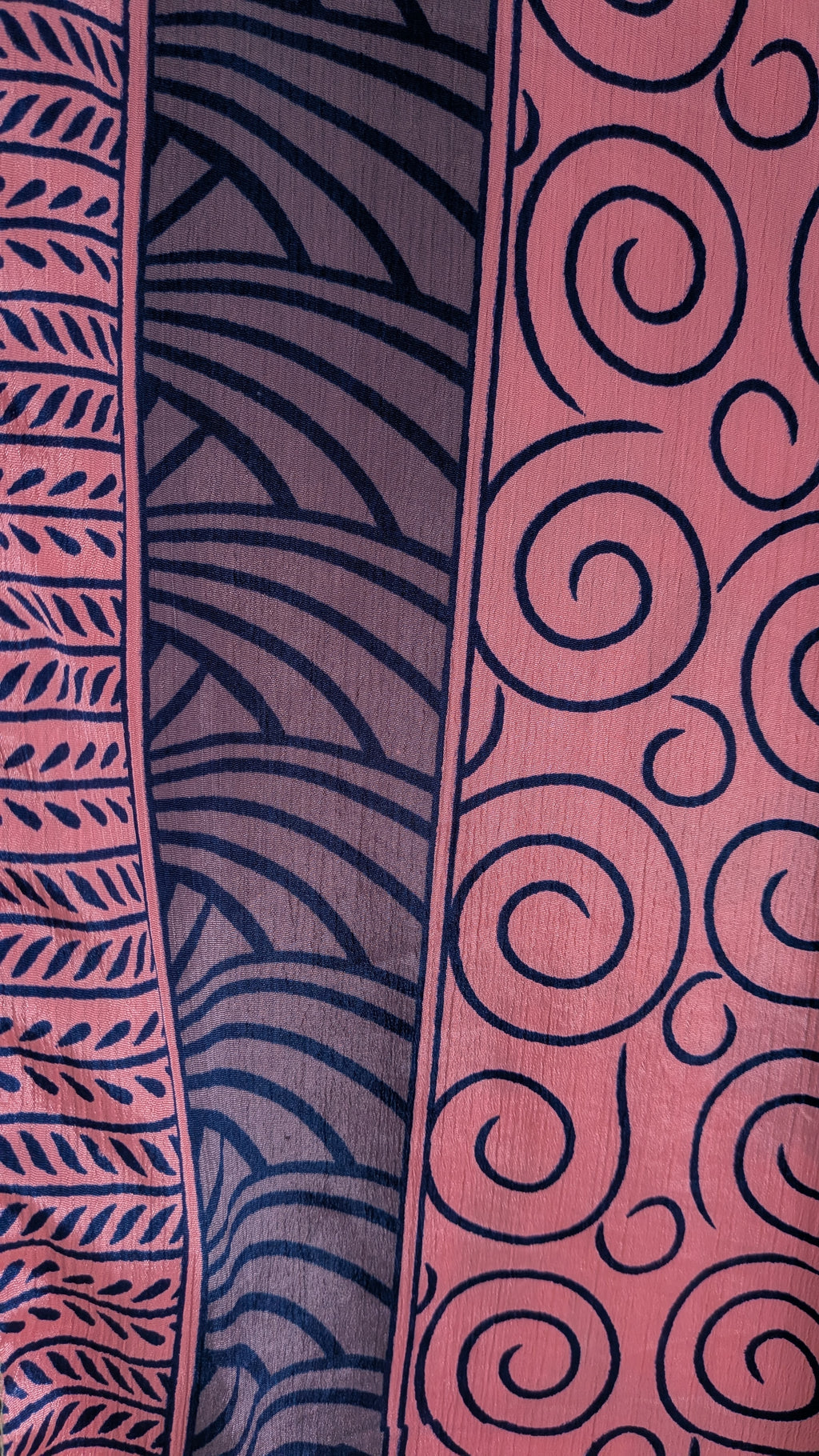 Long reversible skirt