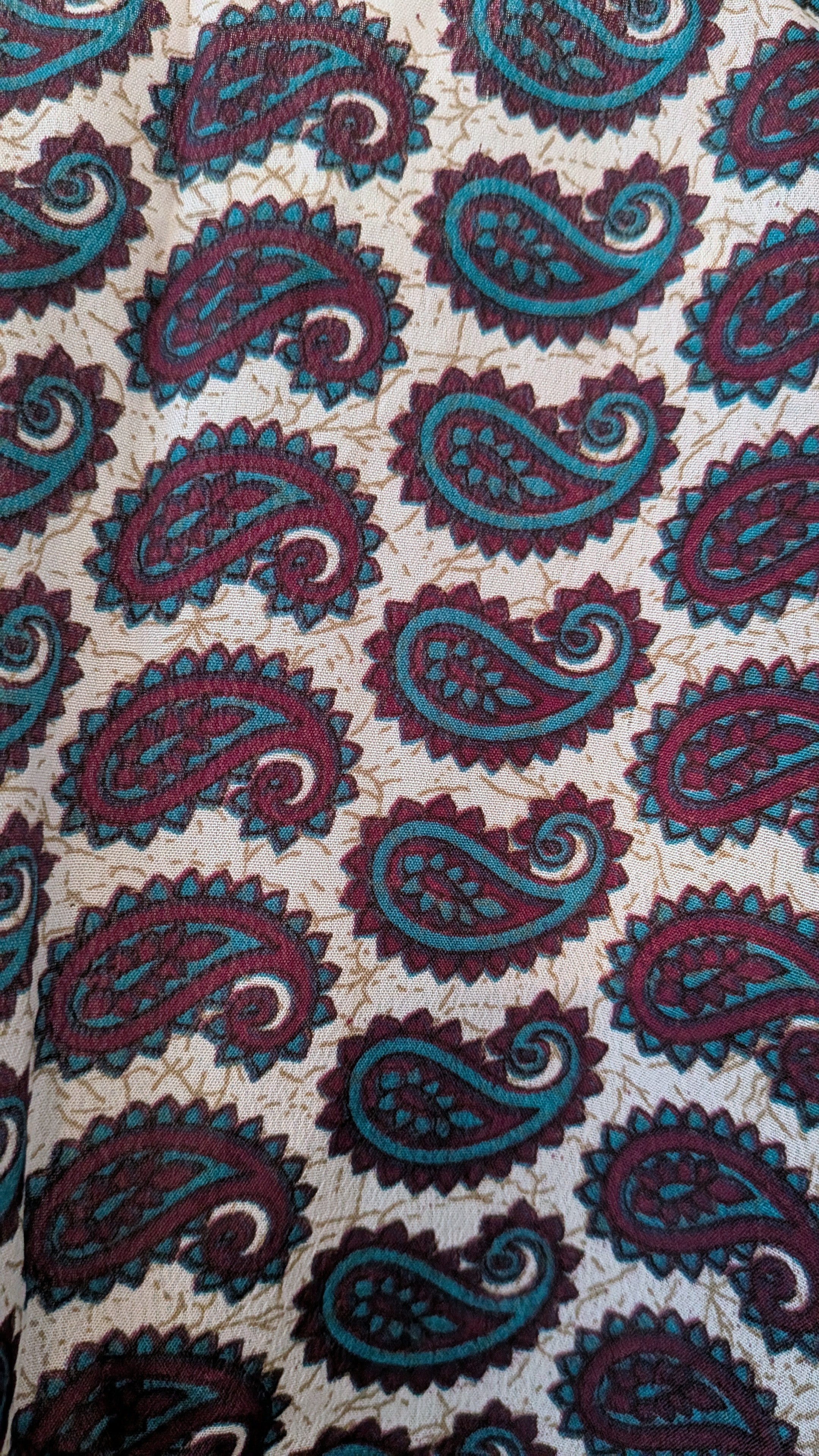 Wrap blouse with bishop sleeves