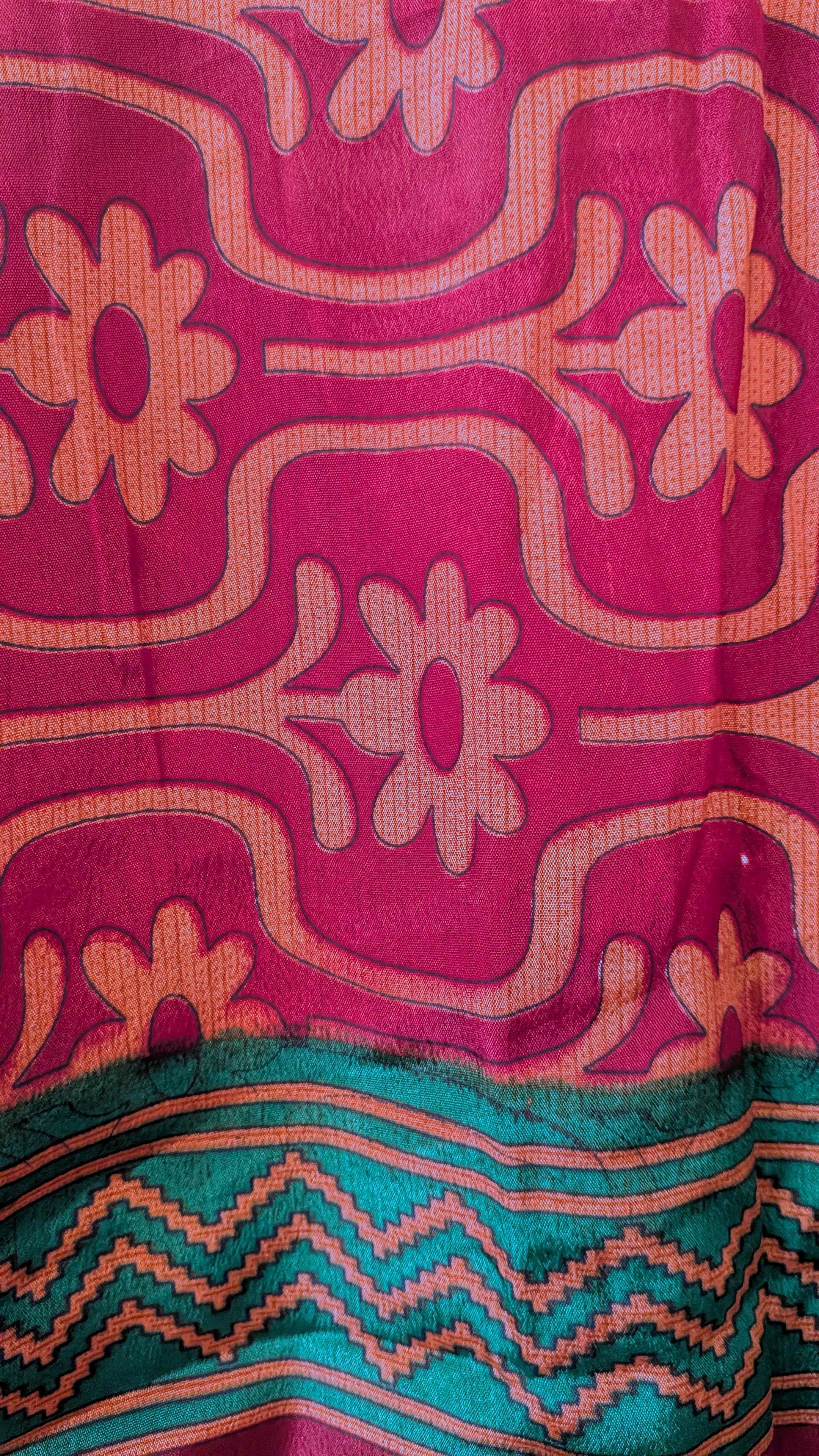 Wrap blouse bell sleeve