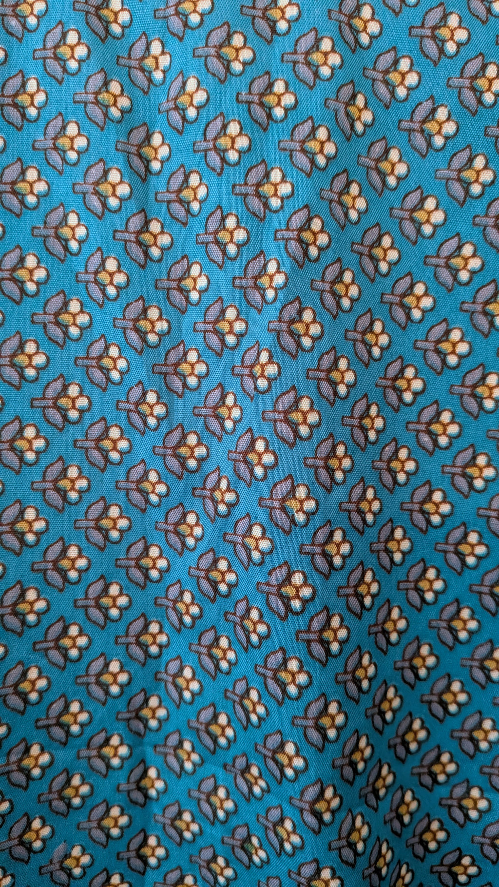 Wrap blouse with bishop sleeves