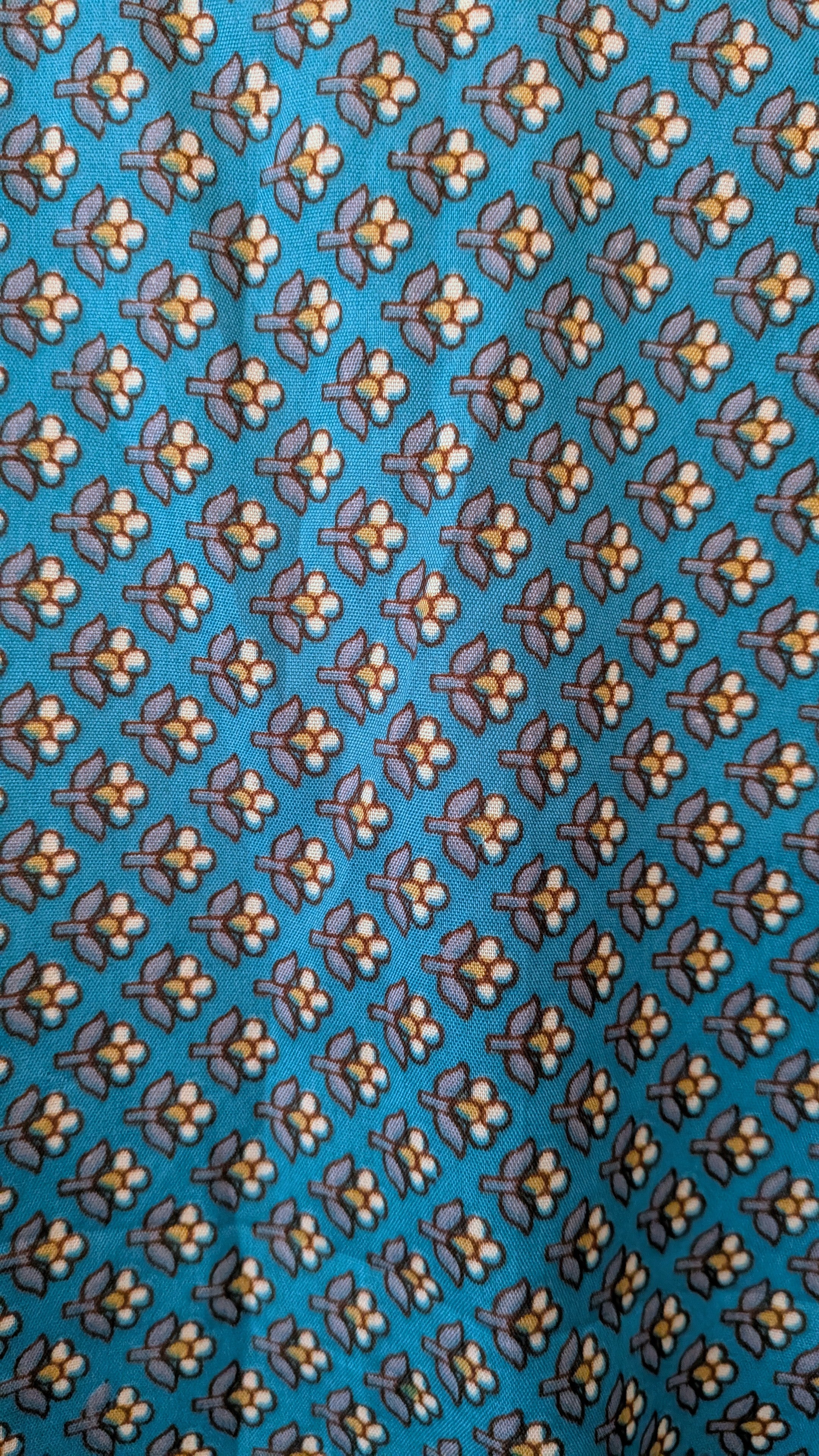 Wrap blouse with bishop sleeves