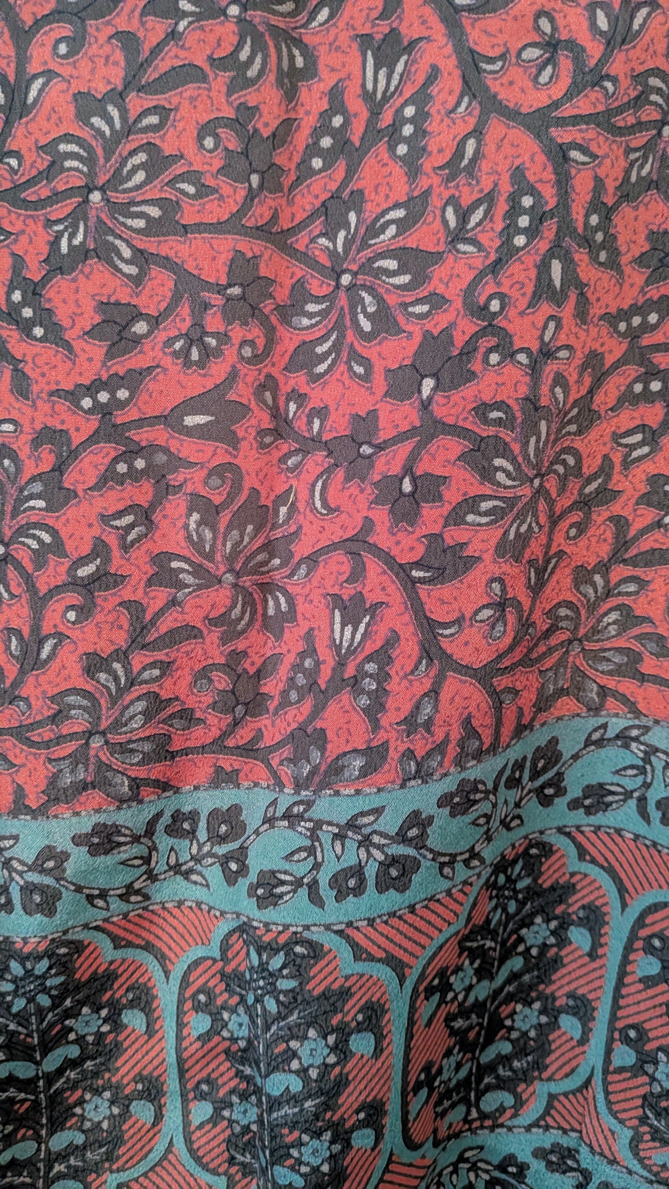 Wrap blouse bell sleeve