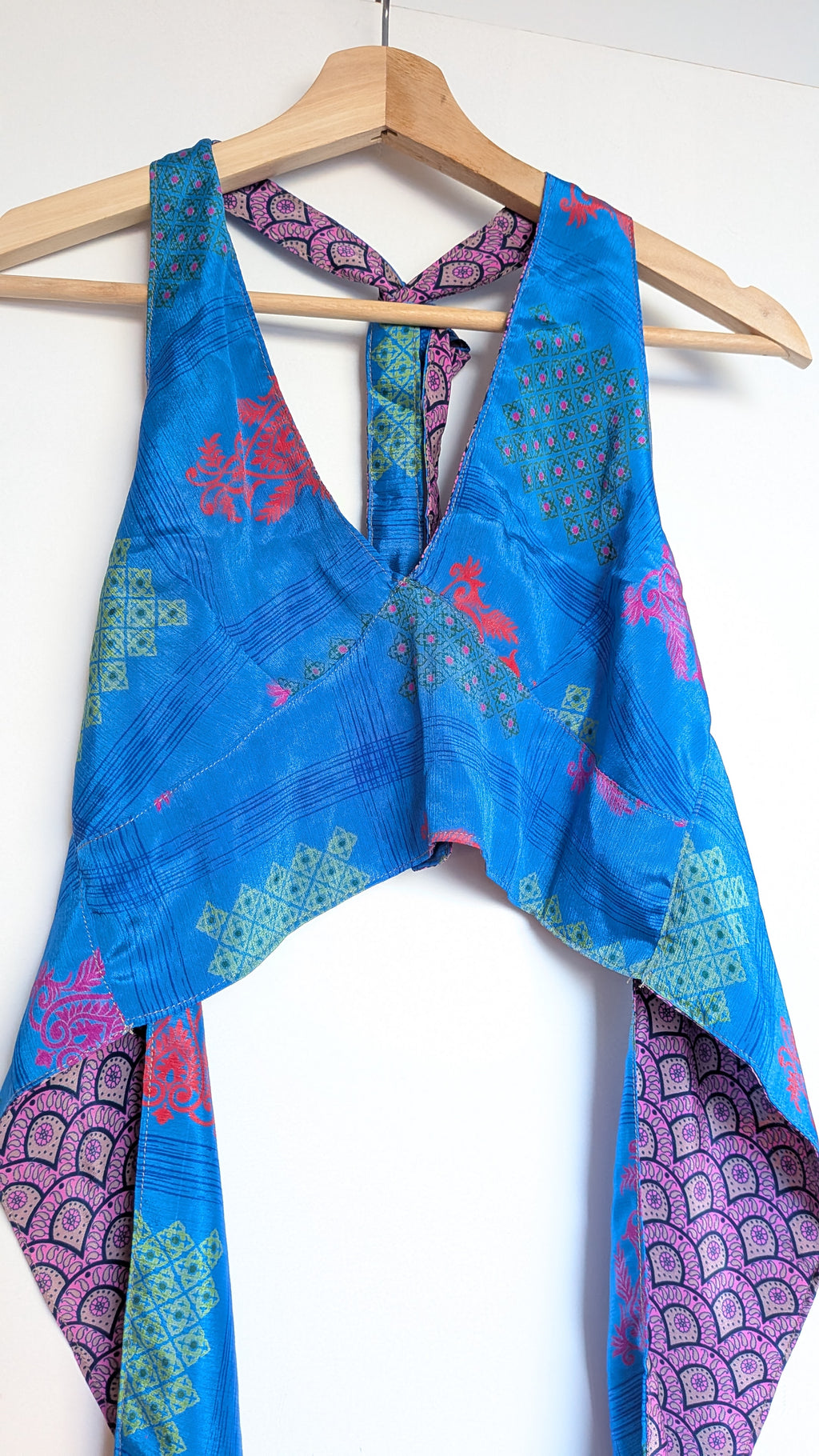 Reversible halter top