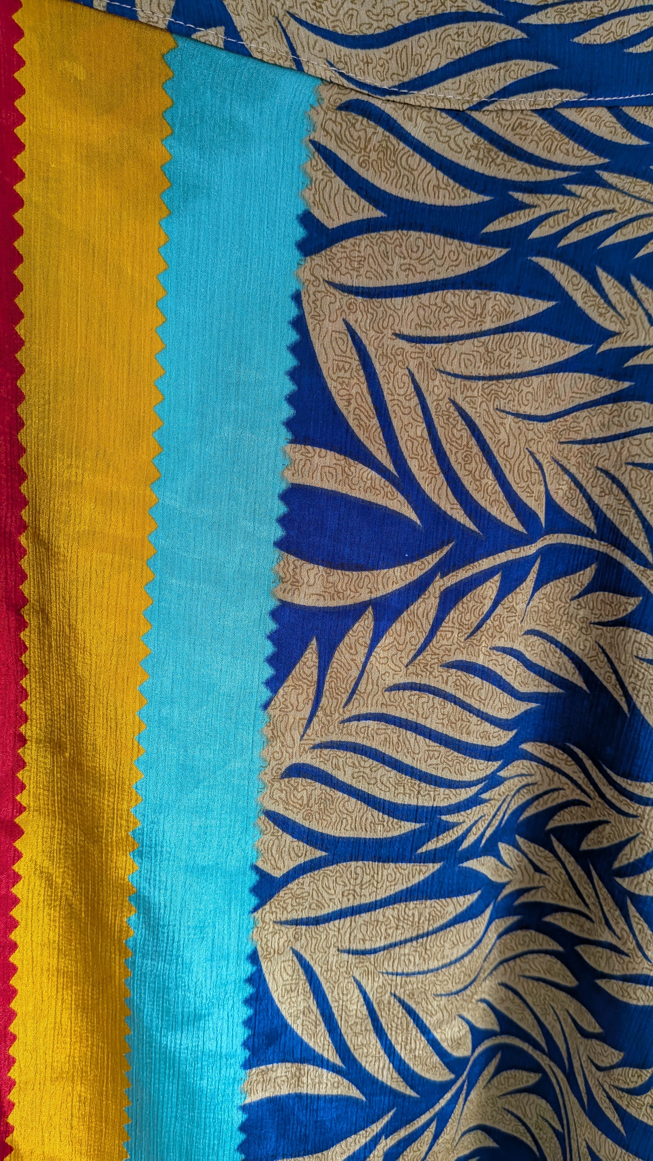 Long reversible skirt