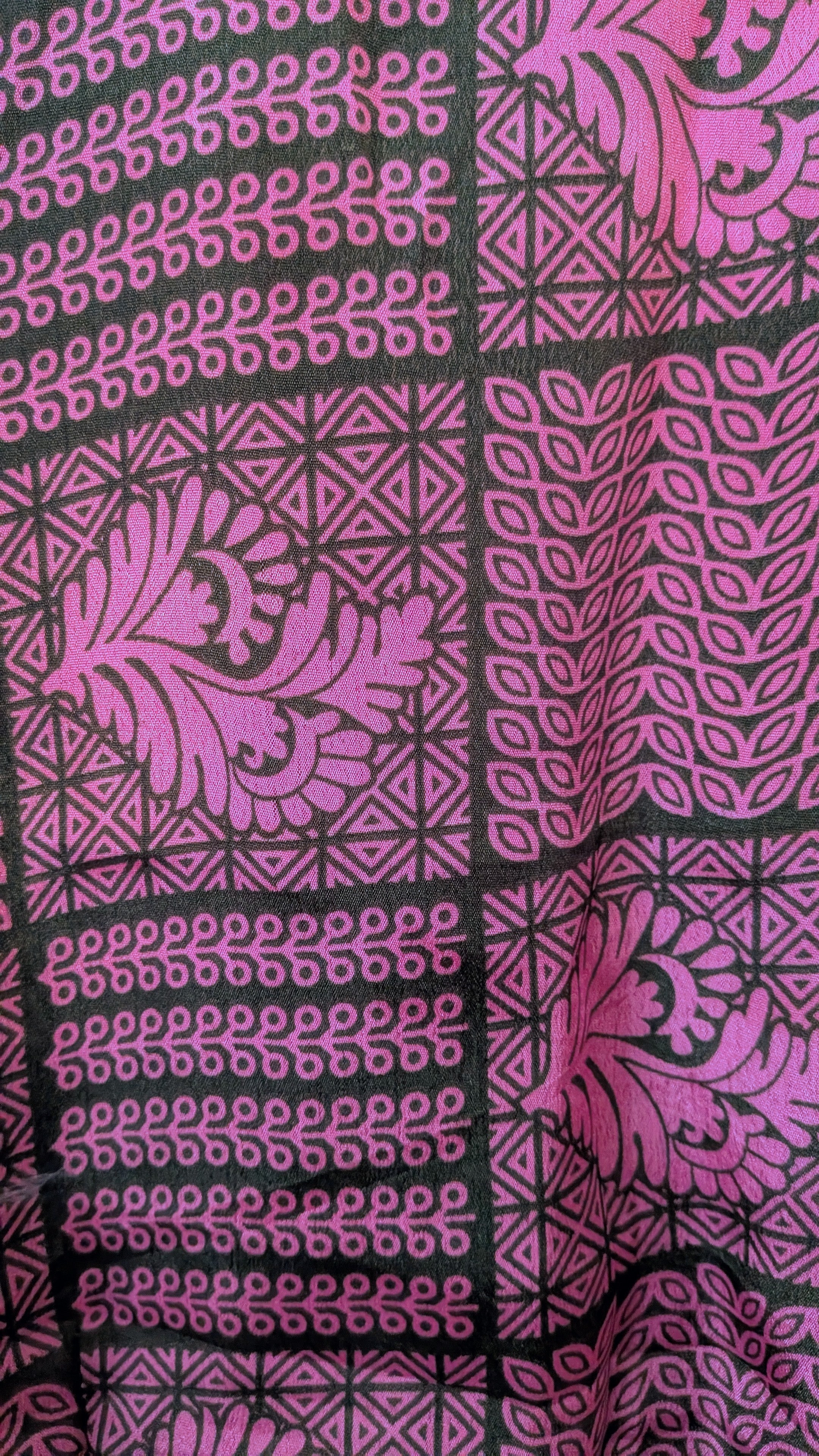 Wrap blouse with bishop sleeves