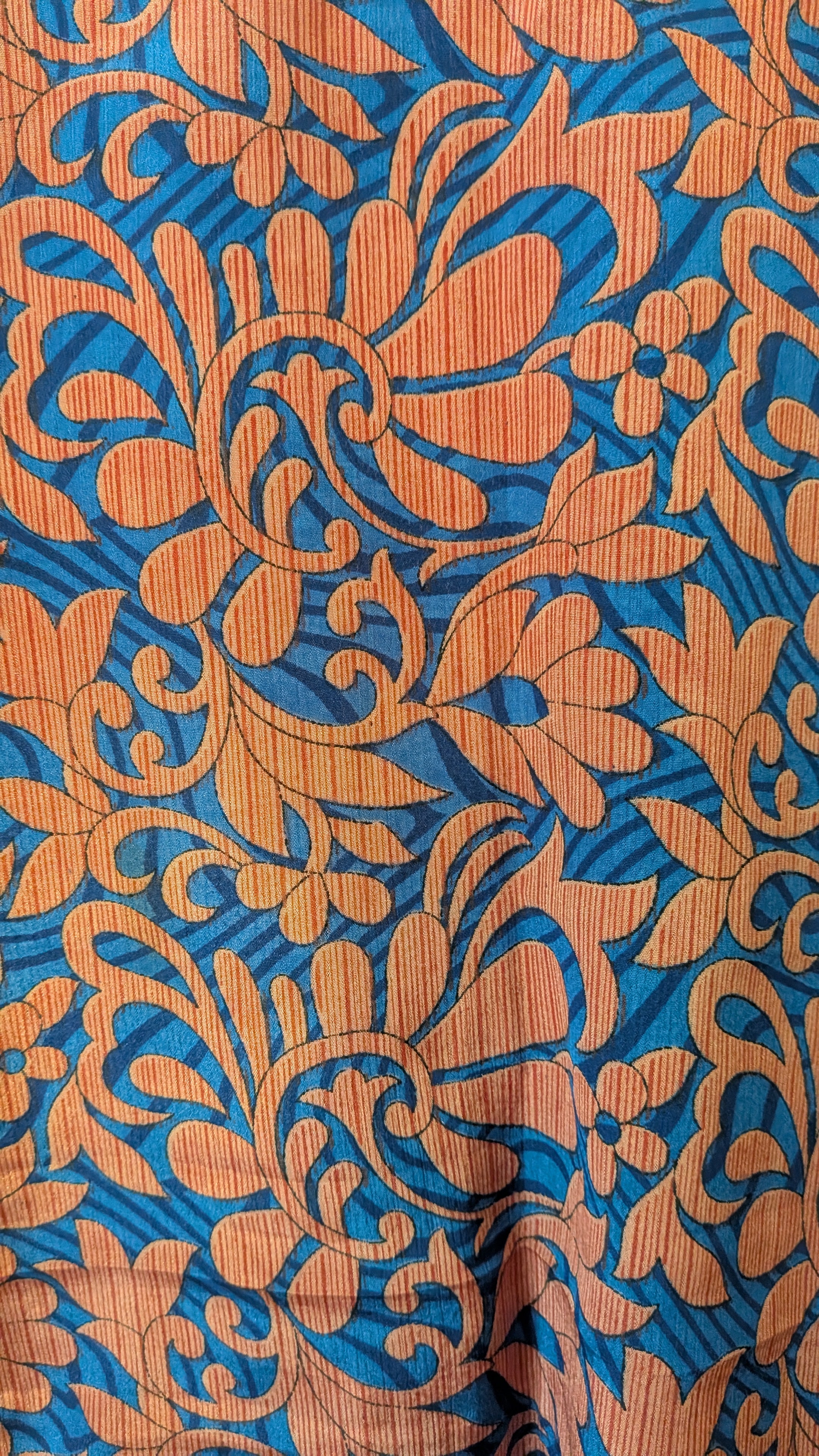 Wrap blouse with bishop sleeves