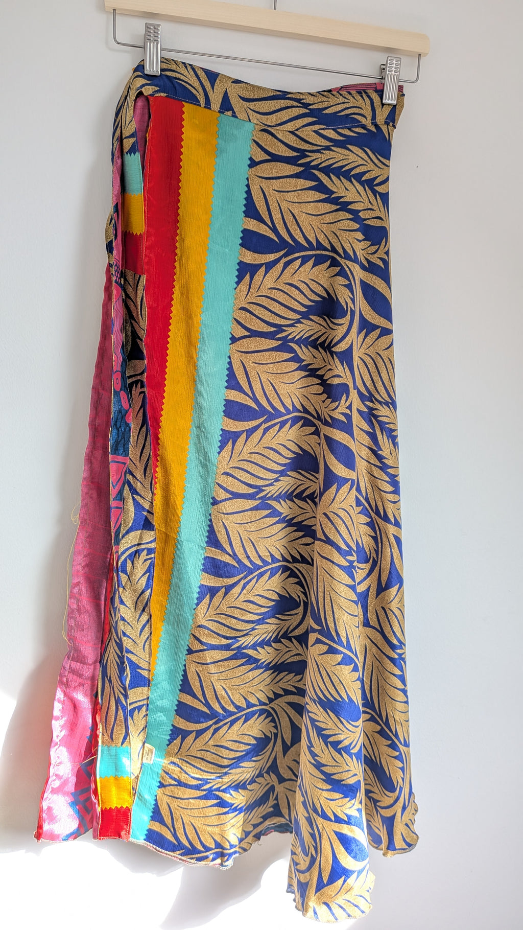 Long reversible skirt