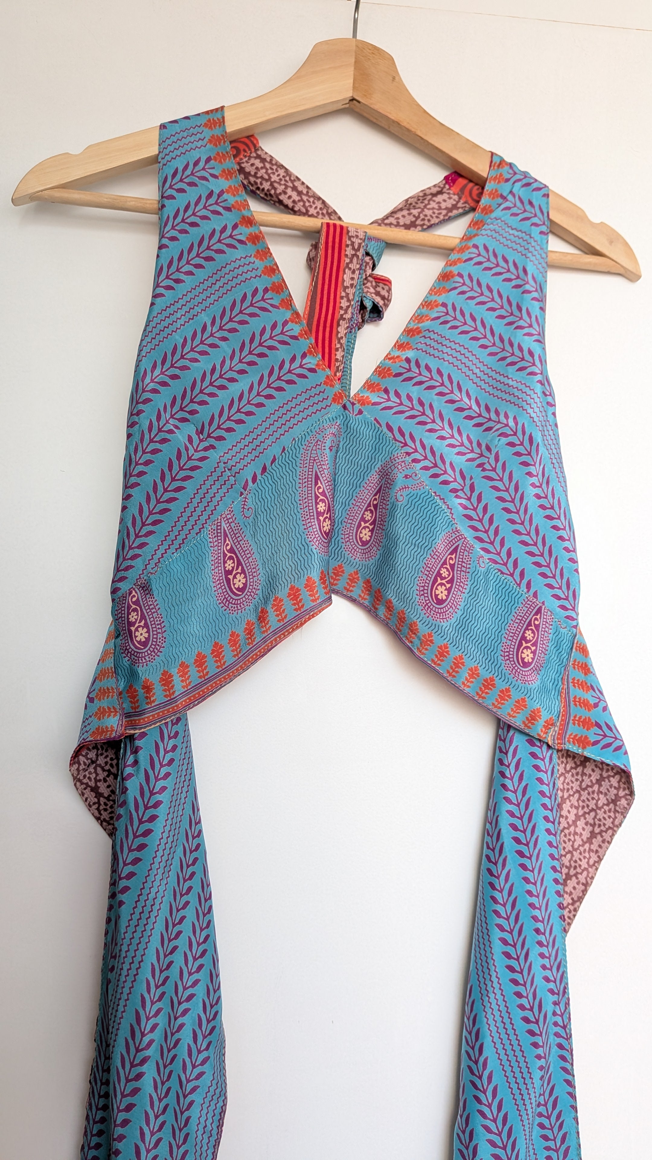 Reversible halter top