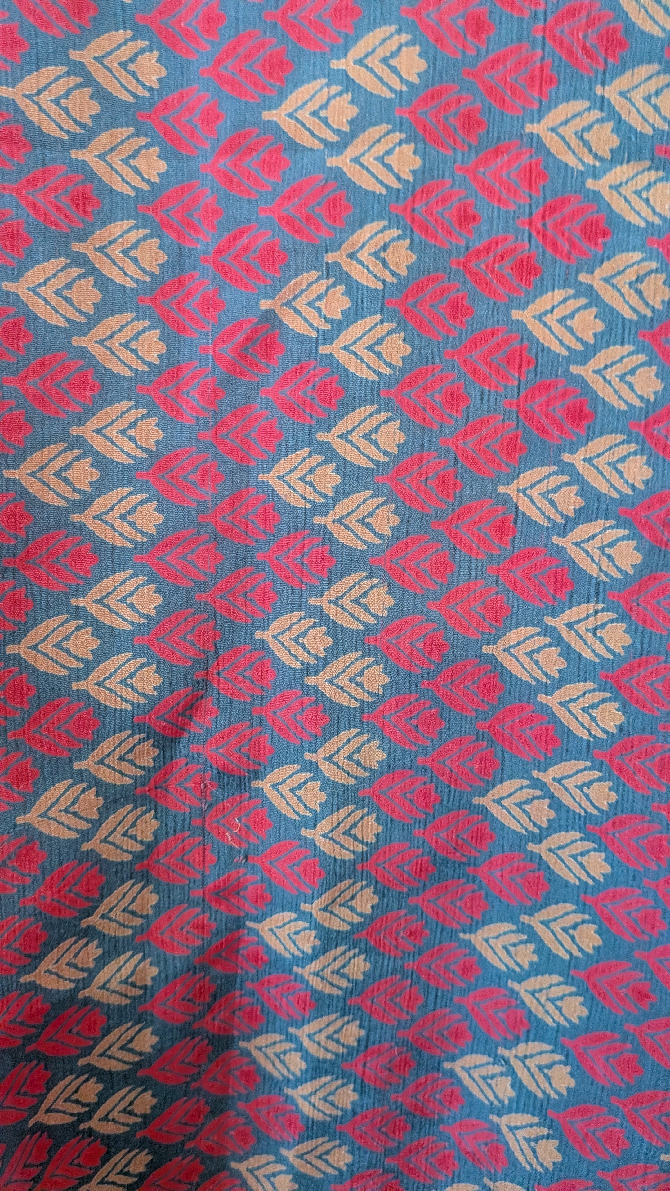 Wrap blouse with bishop sleeves