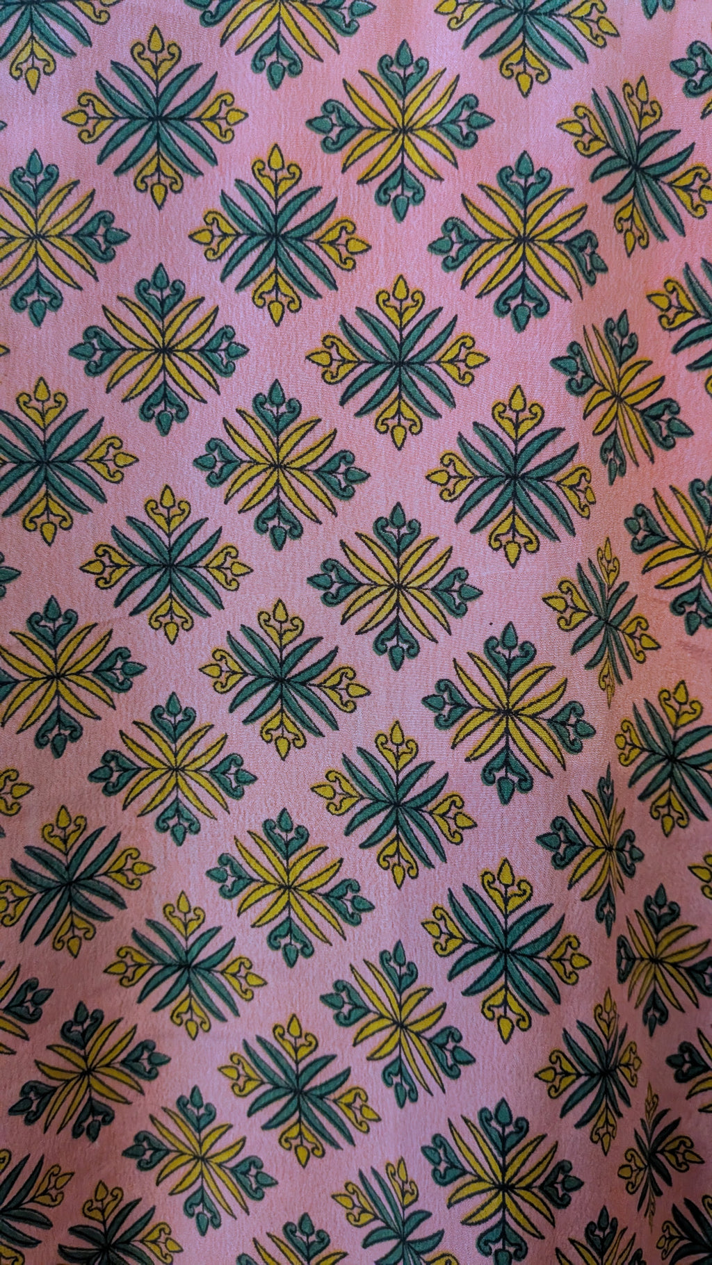 Wrap blouse with bishop sleeves