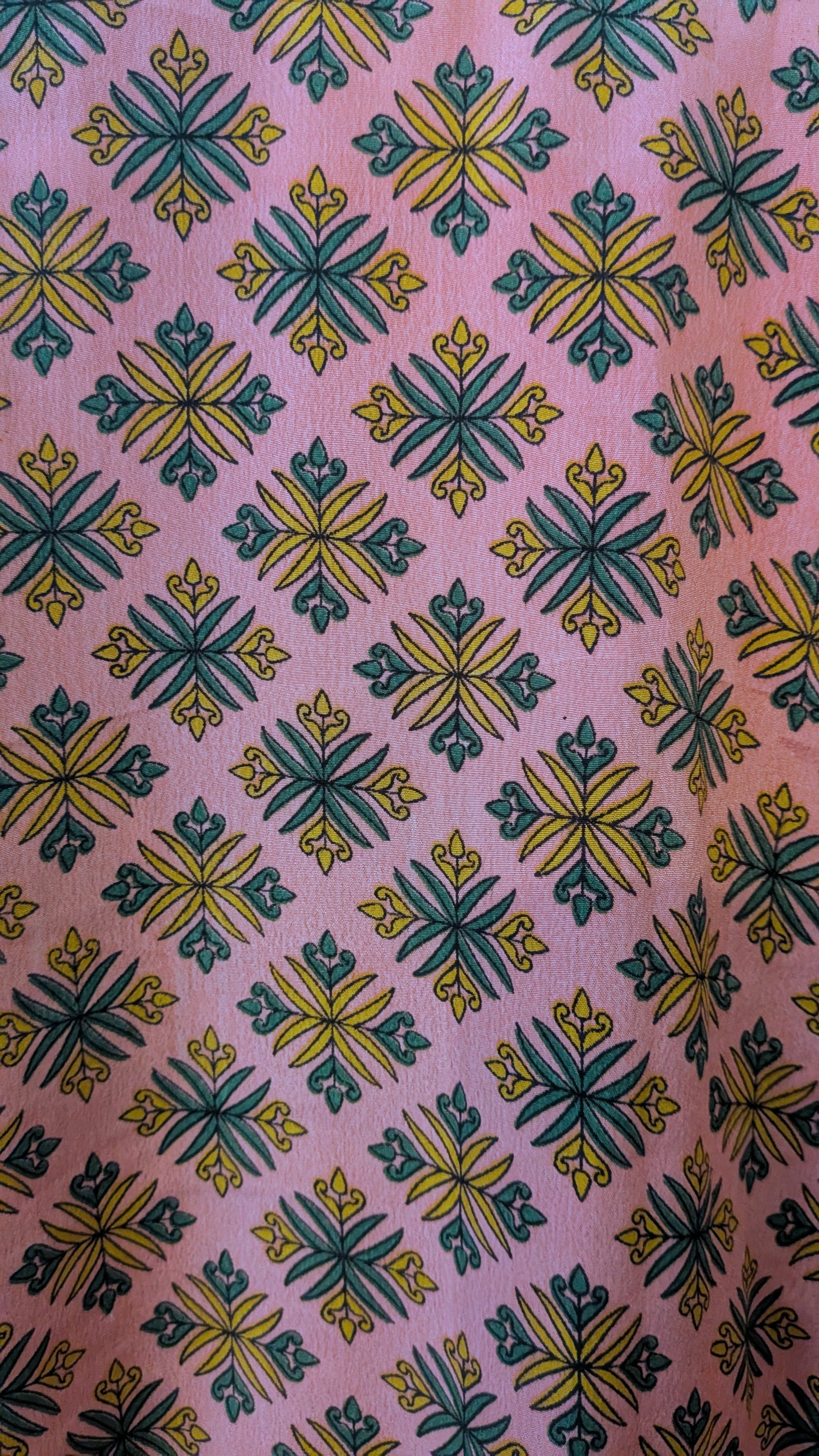 Wrap blouse with bishop sleeves