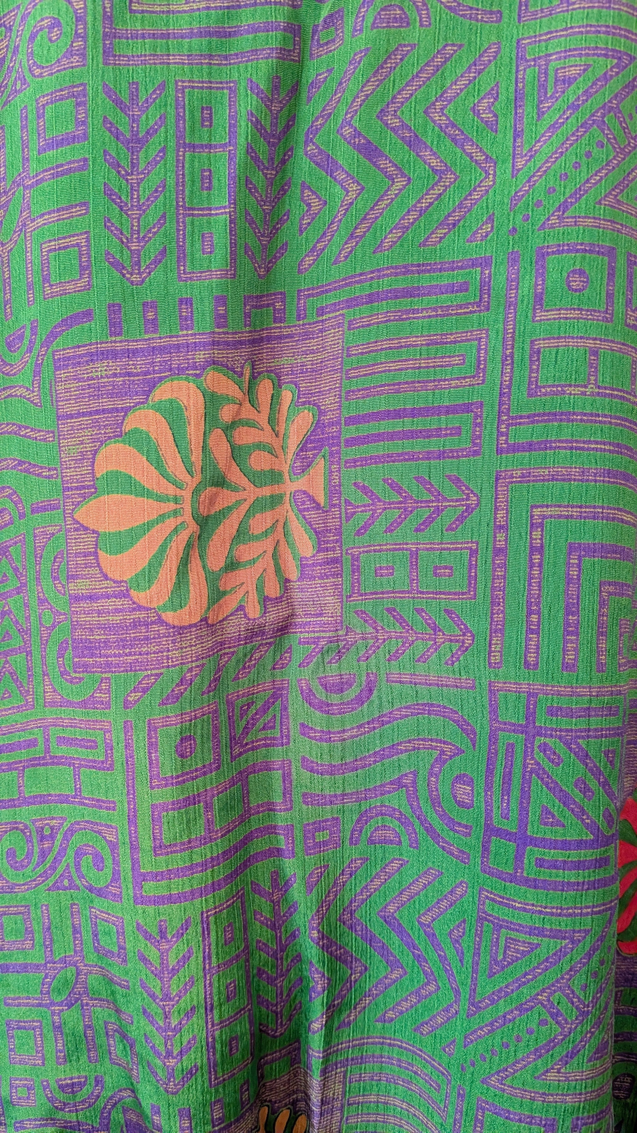 Wrap blouse bell sleeve