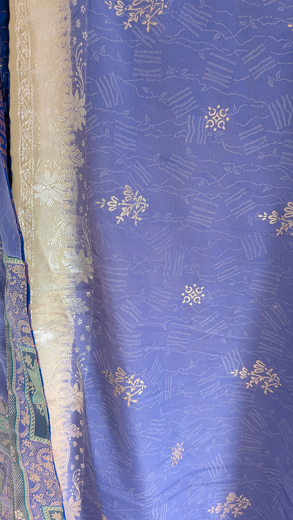 Long reversible skirt