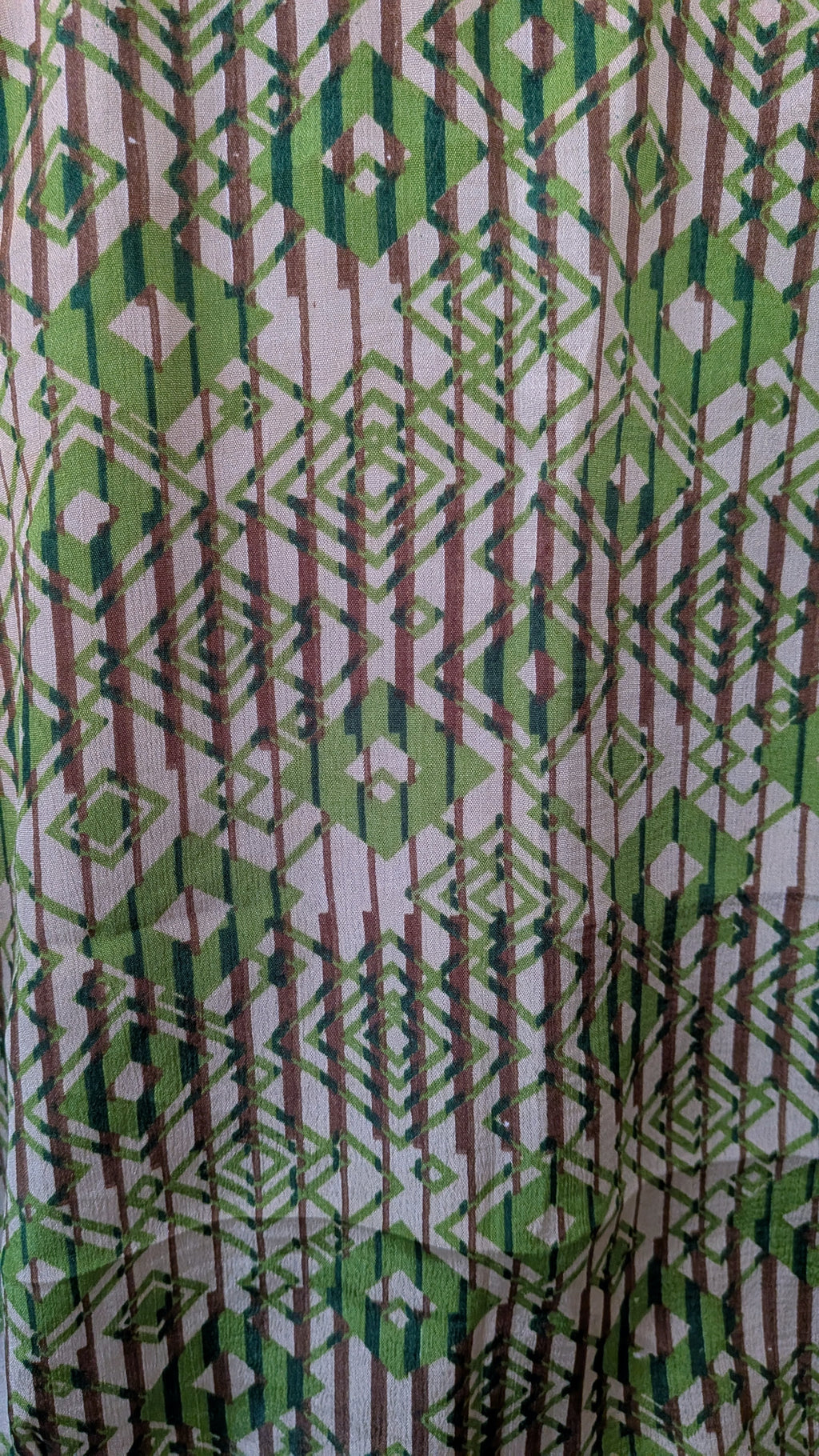 Wrap blouse with bishop sleeves