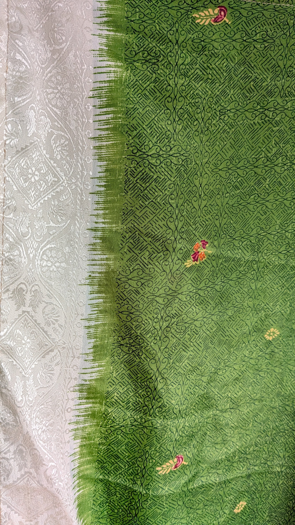 Long reversible skirt