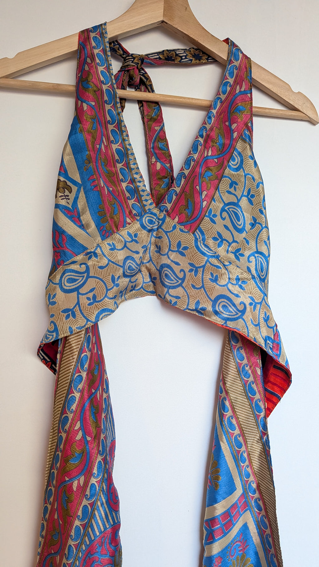 Reversible halter top
