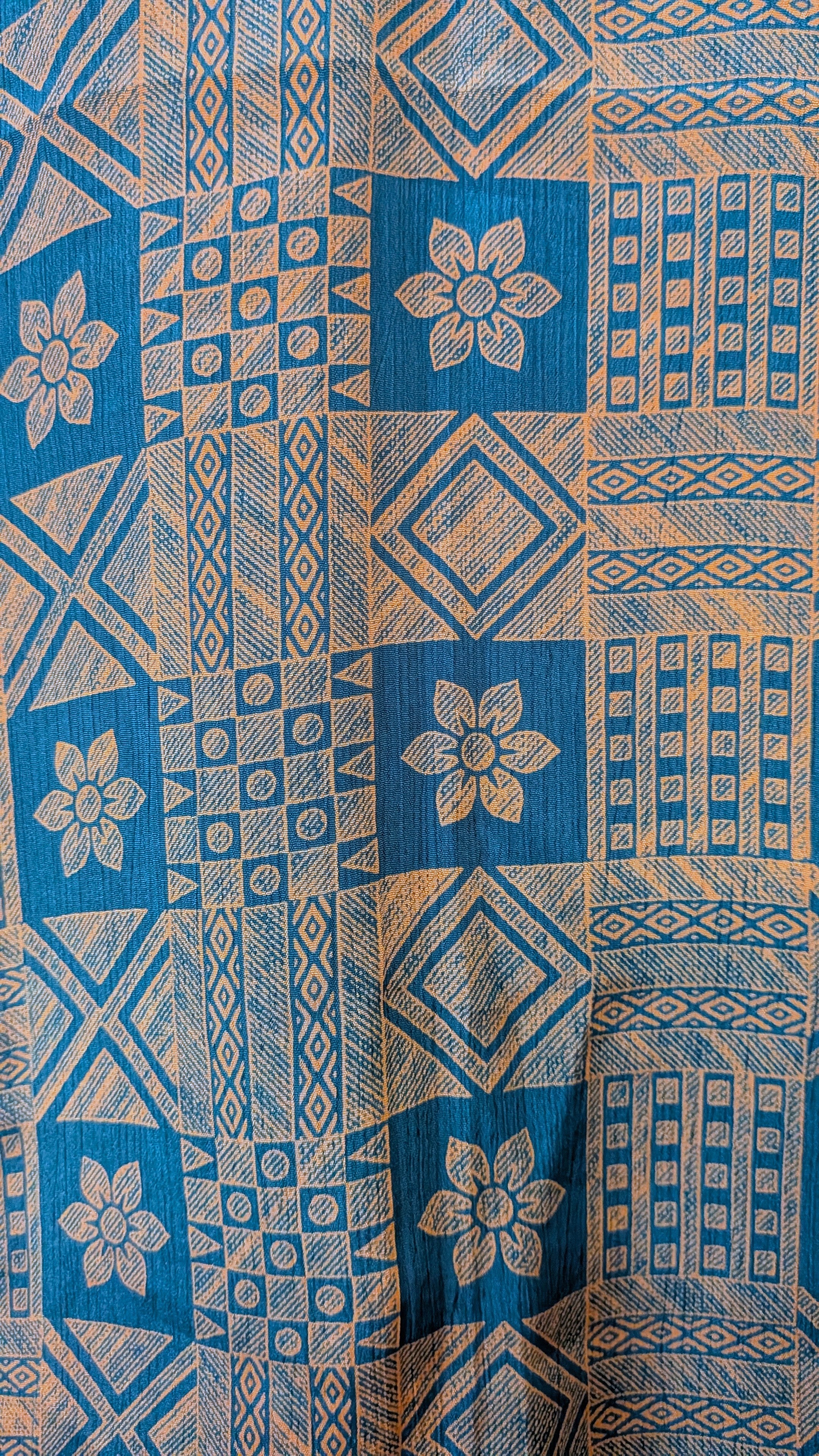 Wrap blouse with bishop sleeves