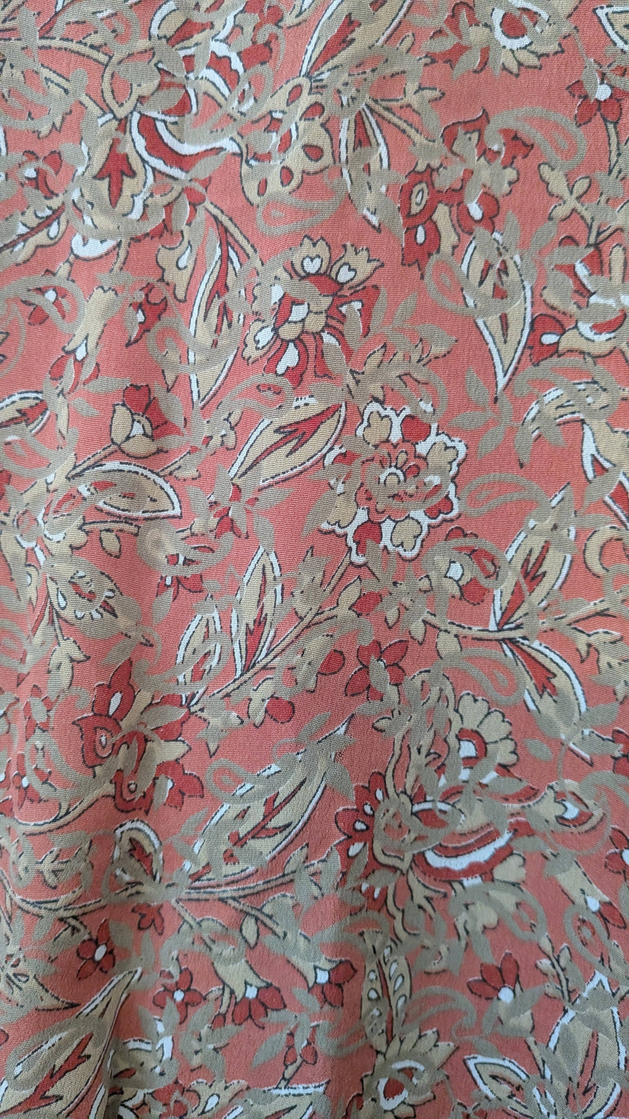 Wrap blouse with bishop sleeves