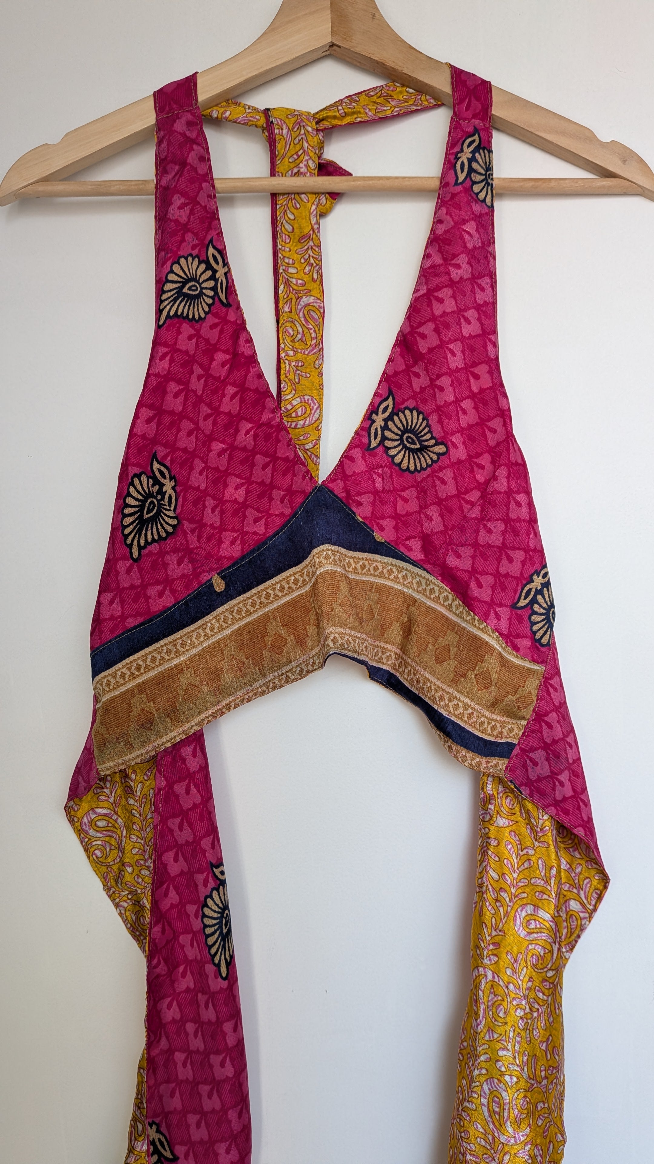 Reversible halter top
