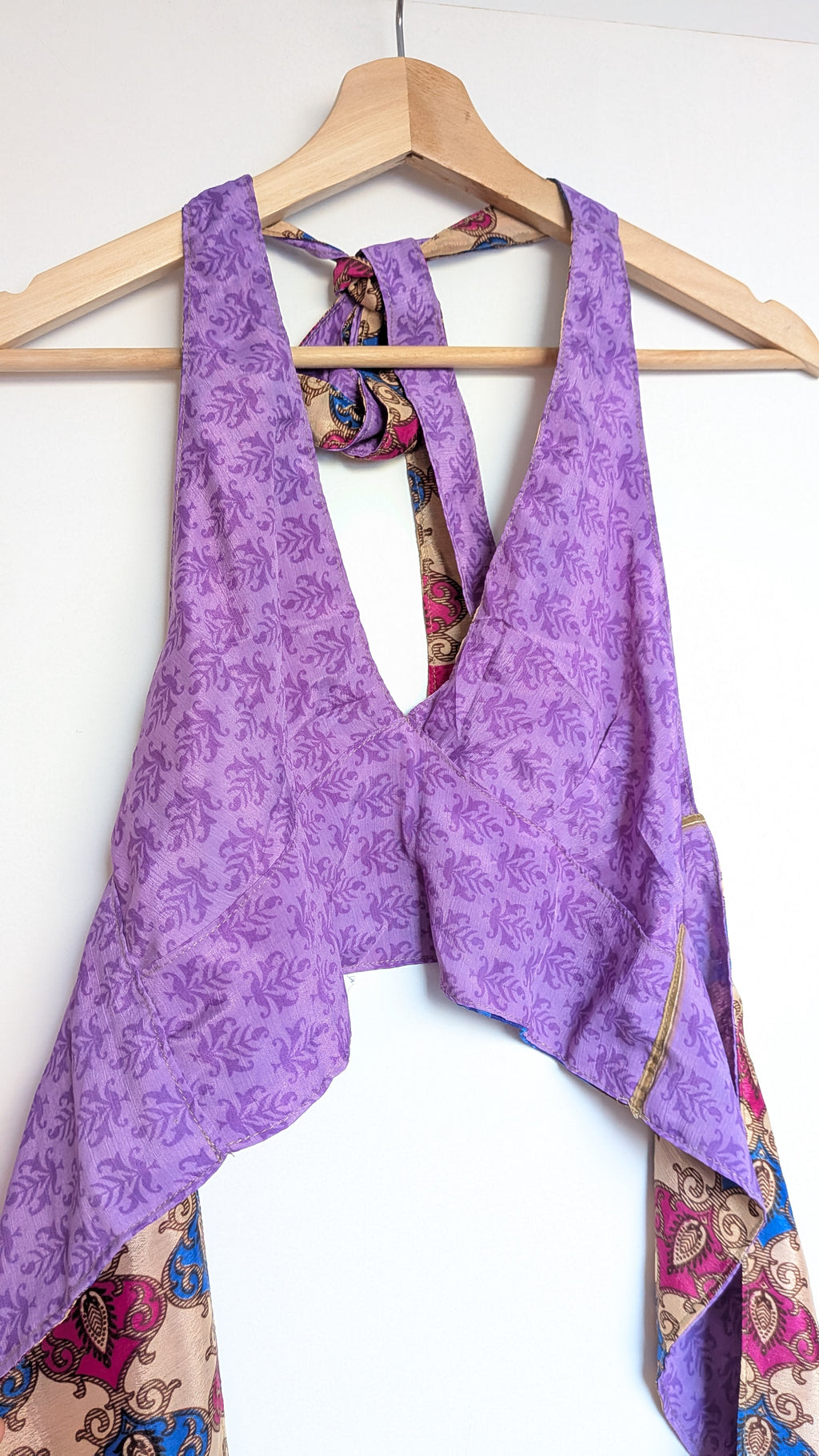 Reversible halter top