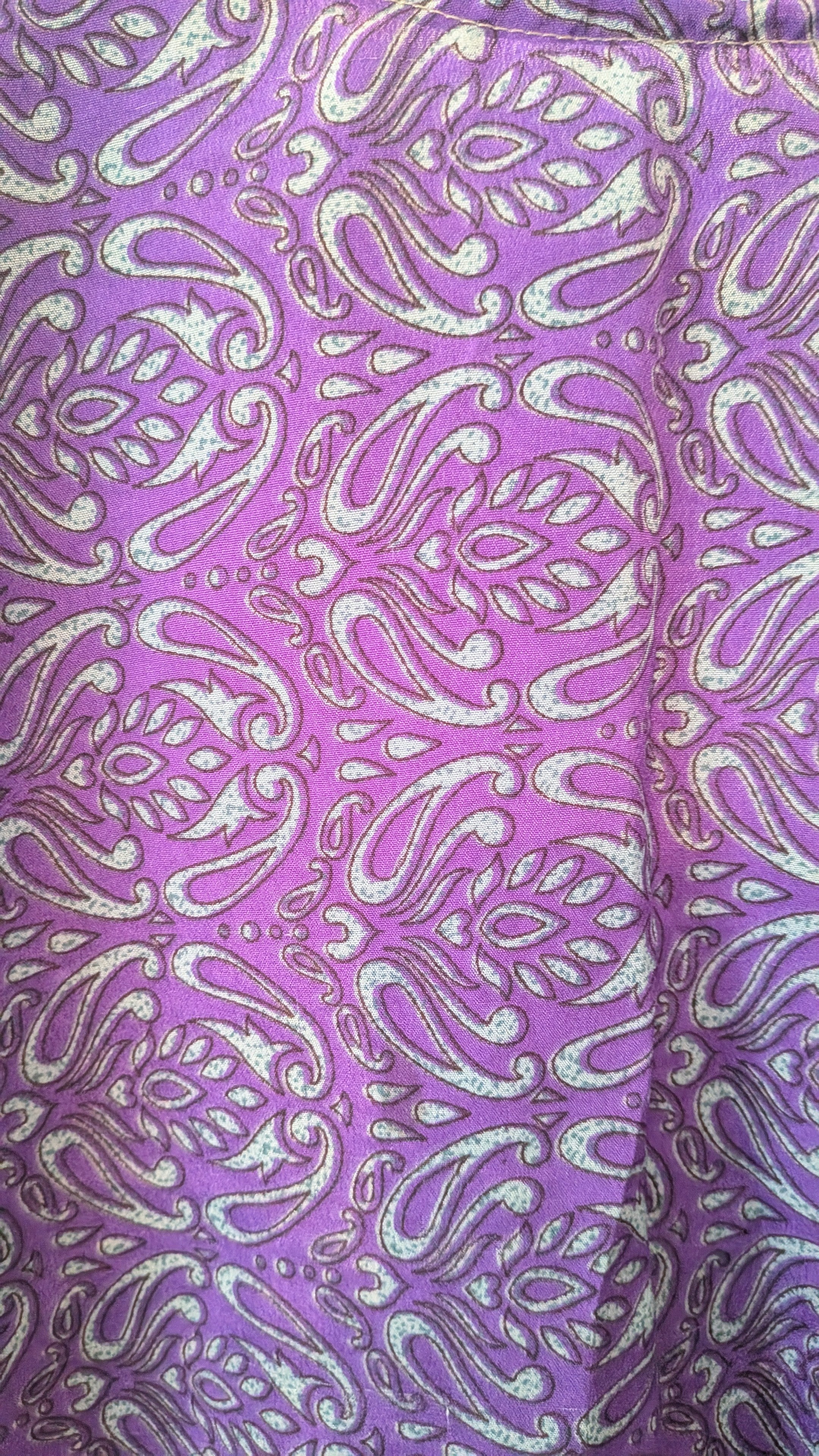 Wrap blouse with bishop sleeves