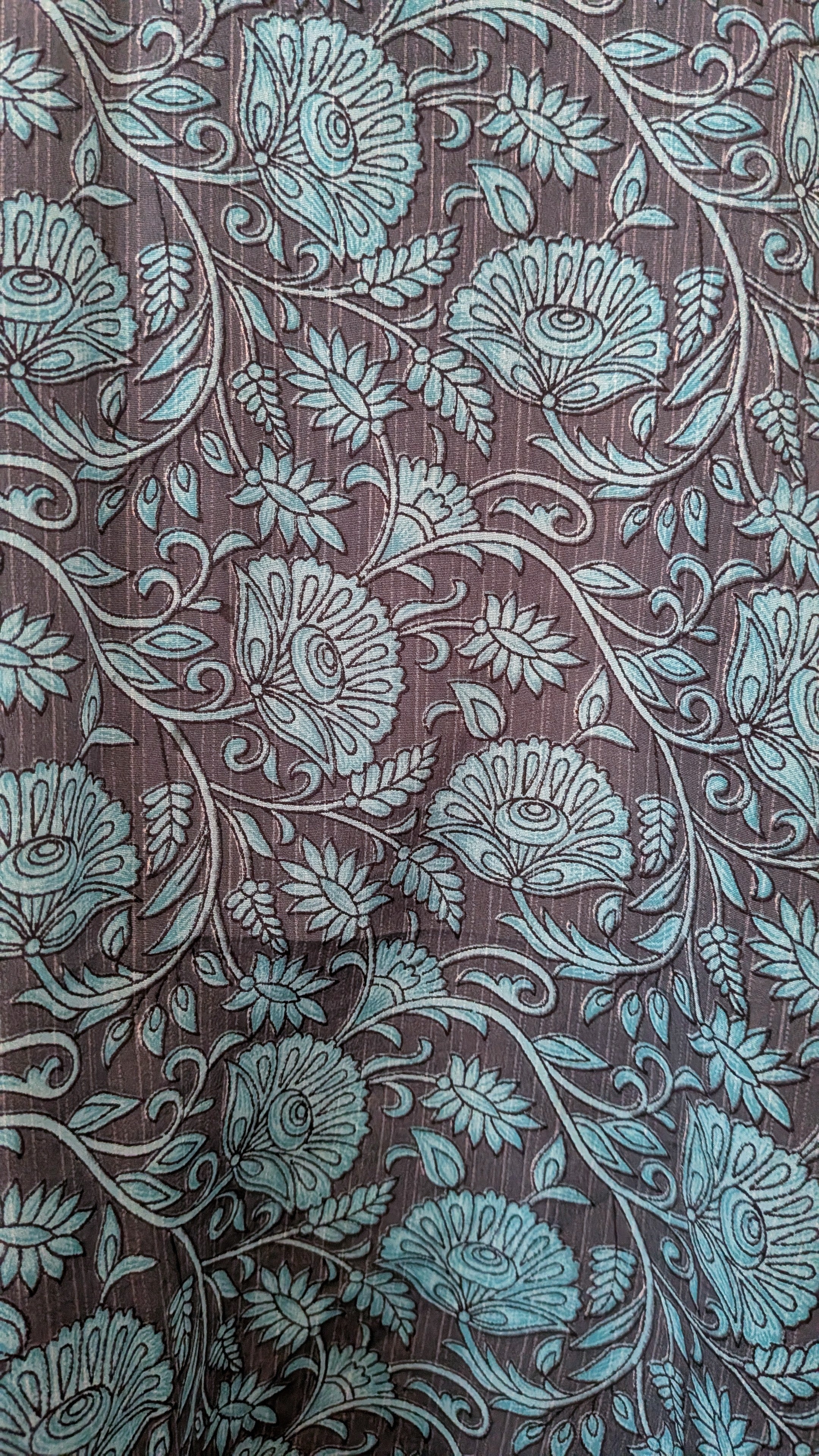 Wrap blouse with bishop sleeves