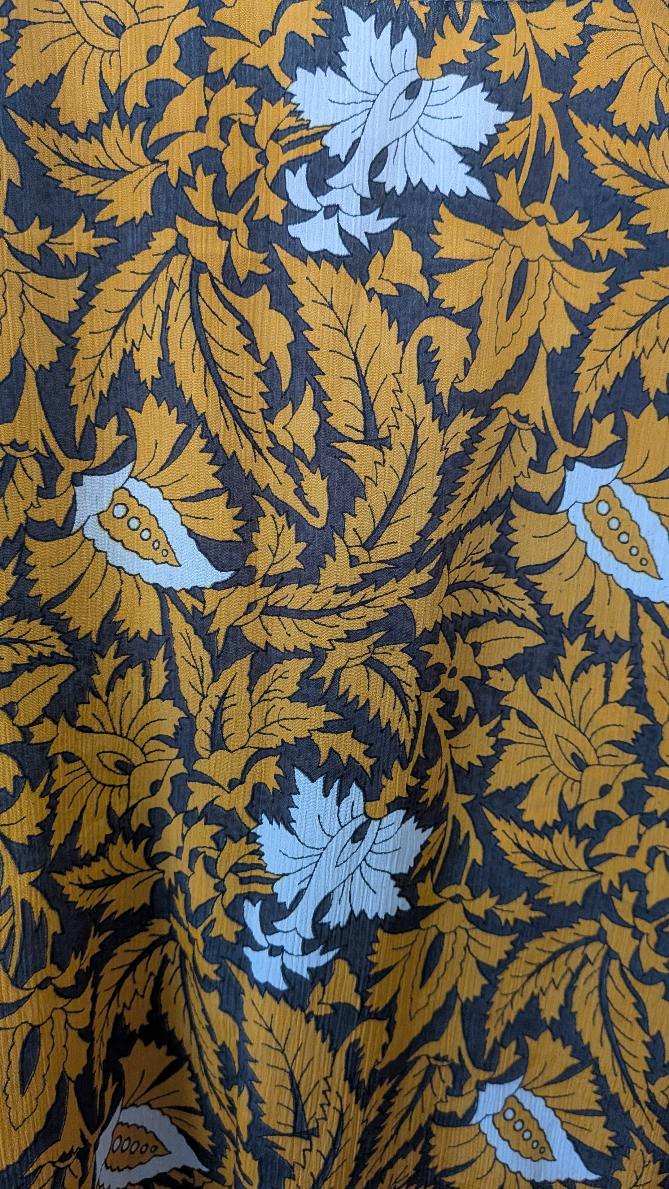 Wrap blouse with bishop sleeves