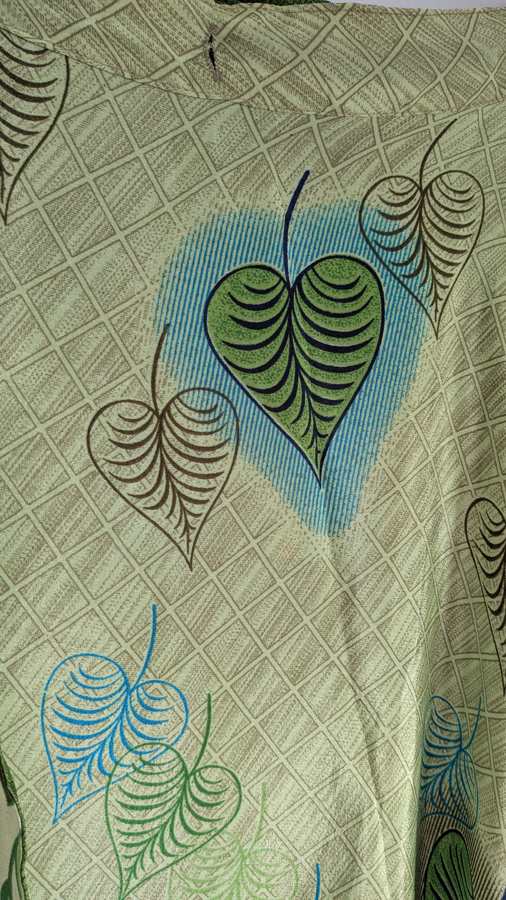 Long reversible skirt